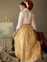 Rosella Skirt - Yellow - Image 3
