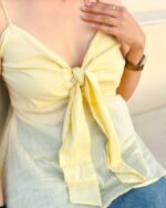 Butter Yellow Mul Top