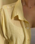 Aura Shirt - Butter Yellow - Image 4
