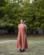 Burnt Amber Dress - Image 3