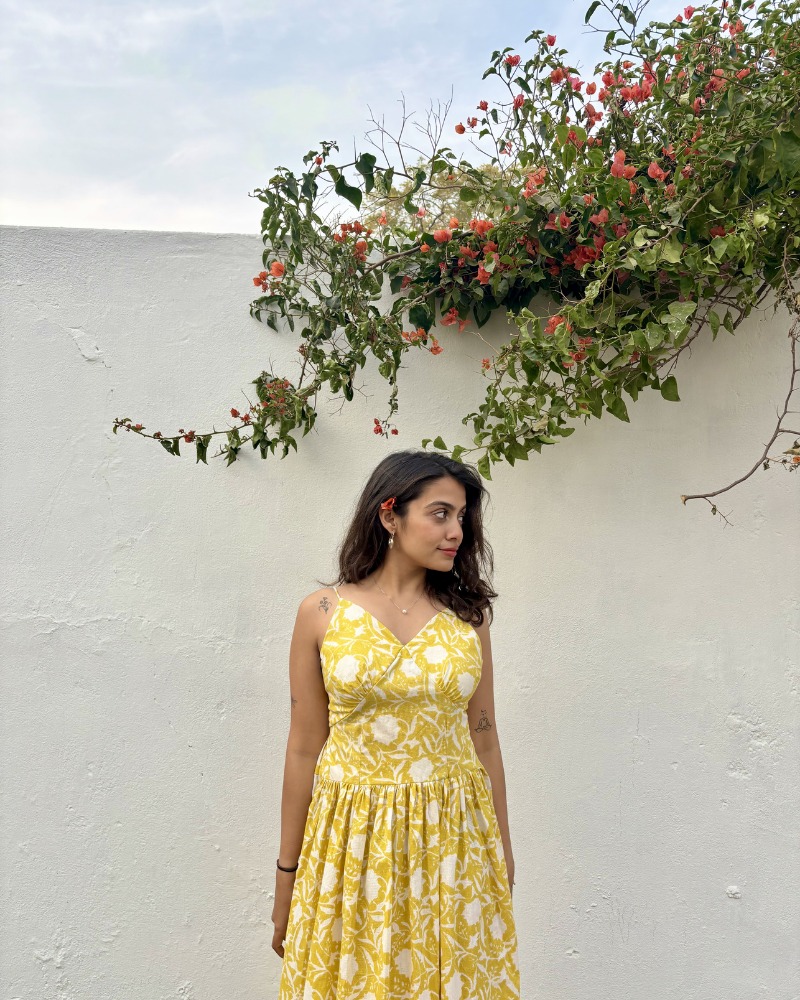 masakalistudio_new_pictures24 Neer Dress - Yellow - Image 1
