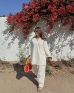 Noor Farsi Set - Solid White - Image 8