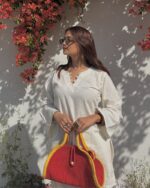 Noor Farsi Set - Solid White - Image 2