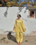 Noor Farsi Set - Printed Yellow - Image 8