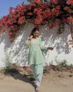 Noor Farsi Set - Printed Green