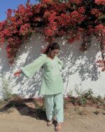 Noor Farsi Set - Printed Green - Image 4