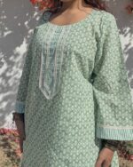 Noor Farsi Set - Printed Green - Image 3