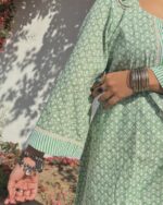 Noor Farsi Set - Printed Green - Image 5