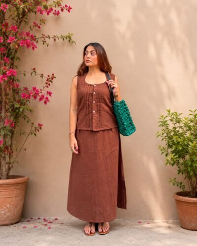 Desert Co-ord set (Dark Brown)