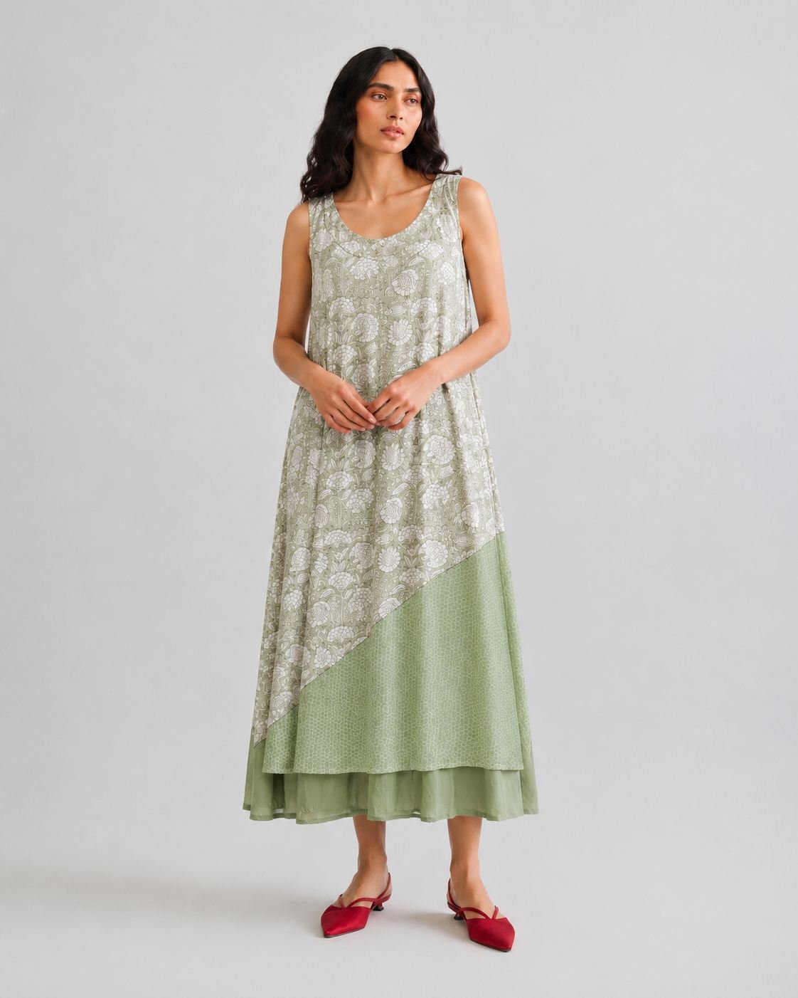 womensethnicwear_boho_clothing_maskali9 Grassland Dress - Image 1
